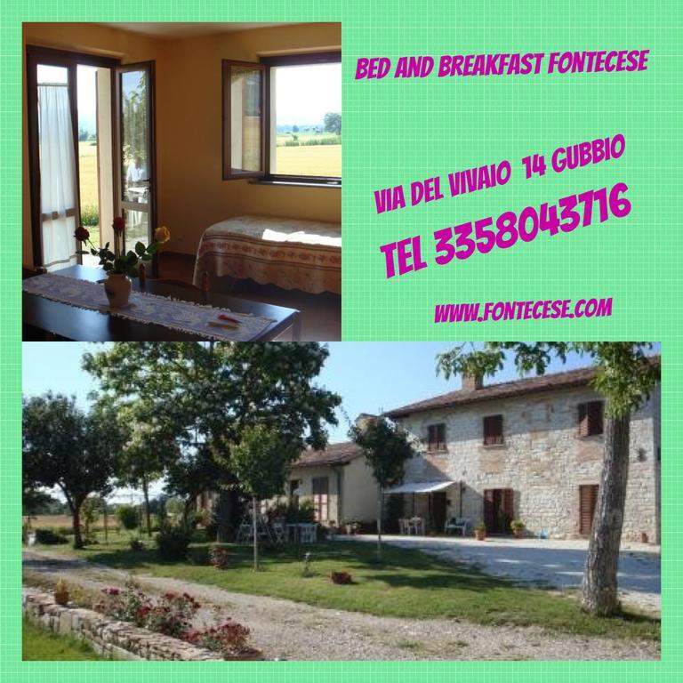 Fontecese Aparthotel Gubbio Kültér fotó
